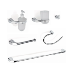 Kit Accesorios Baño Corona Koral 6 Piezas