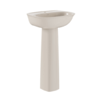 Lavamanos Con Pedestal Corona Aluvia Bone