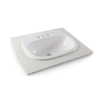 Lavamanos Corona Cascade Sobreponer Blanco