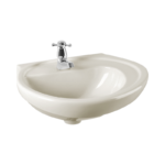 Lavamanos Corona Happy Bone Sin Pedestal Blanco