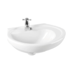 Lavamanos Happy Corona Blanco Sobreponer