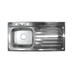 Lavaplatos Acero Inoxidable North Poc/Der 1X50