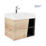 Mueble De Baño Corona Fussion Vital 60Cm Lavamanos Y Desagüe