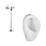 Orinal Corona Gotta Con Grifería Push Pared