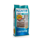 Pegante Cerámico Corona Pegacor Gris 25 Kg