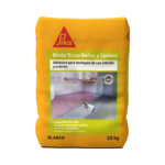 Pegante Cerámico Sika Binda Extra Blanco 50 Kg