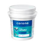 Pintura Lavable Corona Blanco 5 Galones