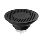 Rejilla Redonda Grival Antiempo Negra