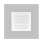 Rejilla Ventilación Tipo Persiana Silplast 20X20