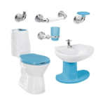 Sanitario Corona Happy Ii Azul 4.8 Lts