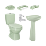 Sanitario Corona Laguna Con Pedestal 141 Blanco