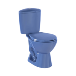 Sanitario Corona Manantial Pro Redondo Azul