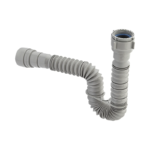Sifón Flexible Grival Gris Para Lavamanos