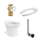 Taza Báltica Corona Con Grifería Antivandálica Institucional