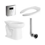 Taza Inodoro Corona Adriática Descarga Sencilla Blanco